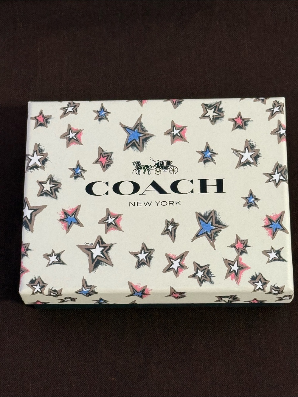 Coach Signature Canvas ID Card Case with Gold Hardware - Picture 8 of 9